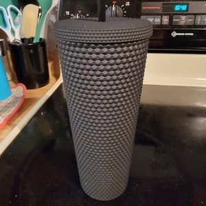 Black studded stsrbucks cup